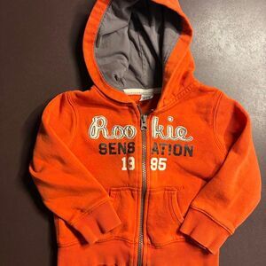 Carter's Orange and Red Hoodie